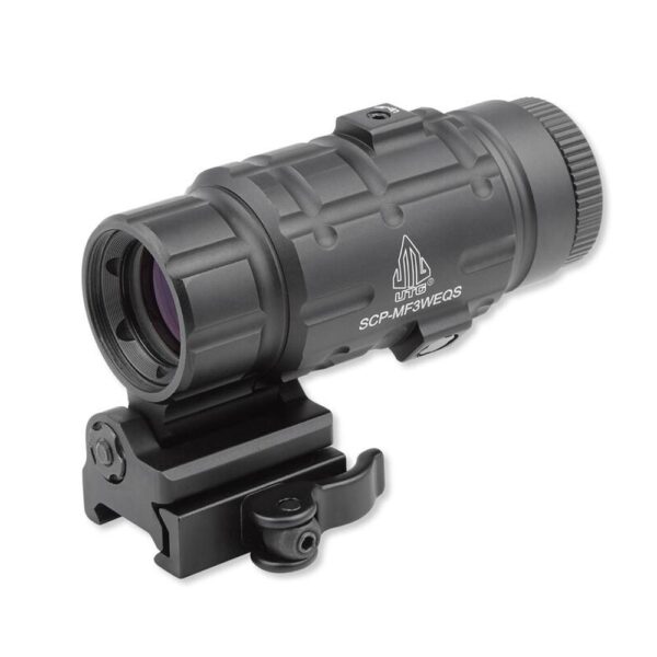 Leapers UTG 3X Magnifier with Flip-to-side QD Mount W/E Adjustable - Precision Shot Firearms
