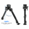 Leapers UTG Big Bore Full Stability Bipod 9"-14" Center Height Black - Precision Shot Firearms