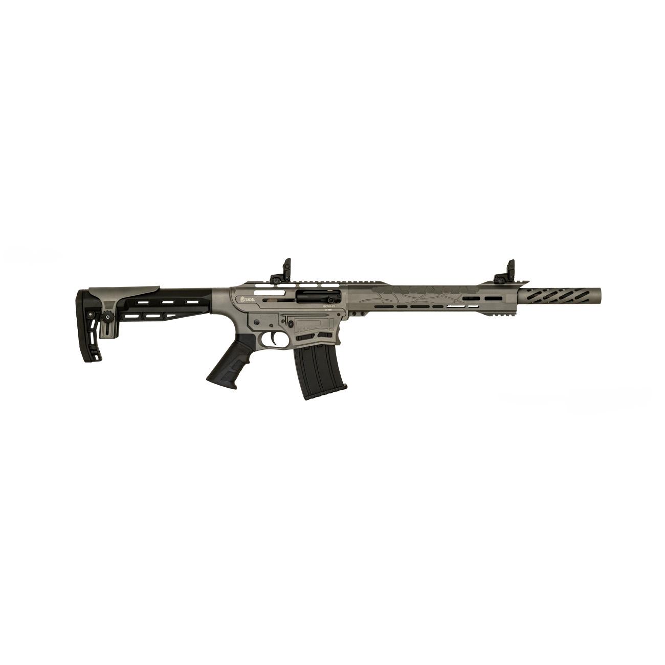 Citadel Boss25 Semi-Auto Shotgun 12ga 3" Chamber 5rd Magazine 18.75" Barrel Tactical Gray - Precision Shot Firearms