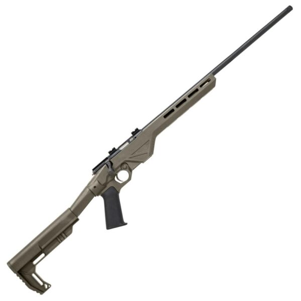 Legacy Sports Citadel Trakr Bolt Action Rifle .22 WMR 5rd Magazine 21" Barrel Dark FDE - Precision Shot Firearms