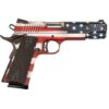 Citadel Red White and Blue Cerakote 1911-A1 8rd Magazine 5" Barrel G10 Grips with Ammo Can - Precision Shot Firearms