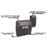 Tacstar Universal Brass Catcher Shell Catcher Black - Precision Shot Firearms