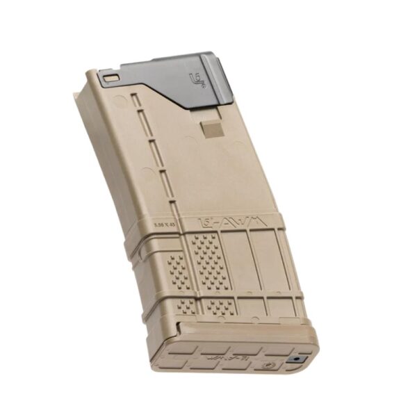 Lancer L5AWM Gen 2 Rifle Magazine FDE .223/5.56 20/rd - Precision Shot Firearms