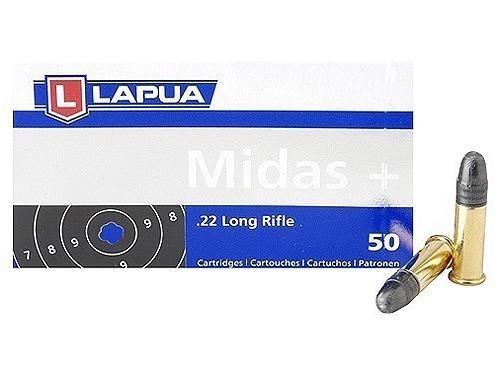 Lapua Midas+ .22 LR 40 gr Midas+ LRN Rimfire Ammo - 50/box - Precision Shot Firearms