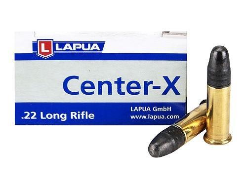 Lapua Center-X .22 LR 40 gr Center-X LRN Rimfire Ammo - 50/box - Precision Shot Firearms