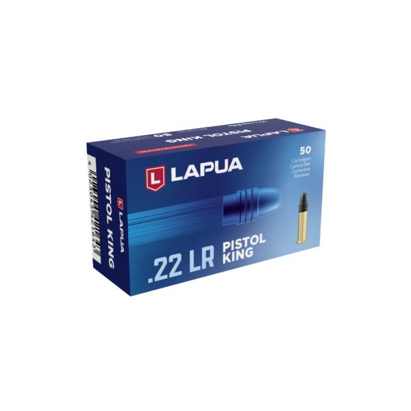 Lapua Pistol King Rimfire Ammunition .22 LR 40gr LRN 886 fps 50/ct - Precision Shot Firearms
