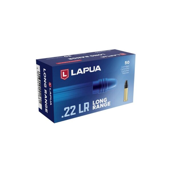 Lapua Long Range Rimfire Ammunition .22 LR 40gr RN 1106 fps 50/ct - Precision Shot Firearms