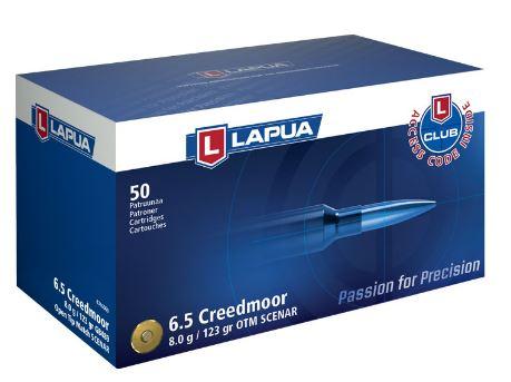 Lapua 6.5 Creedmoor 123 gr Scenar OTM Ammunition 50 rounds - Precision Shot Firearms
