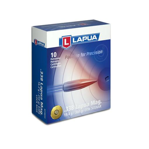 Lapua Rifle Ammunition .338 Lapua Mag 300 gr HPBT 2723 fps 10/ct - Precision Shot Firearms