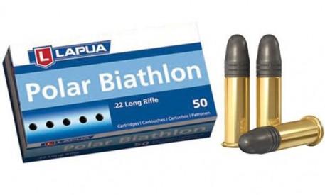 Lapua Polar Biathlon Rimfire Ammunition .22 LR 40 gr 1106 fps 50/ct - Precision Shot Firearms