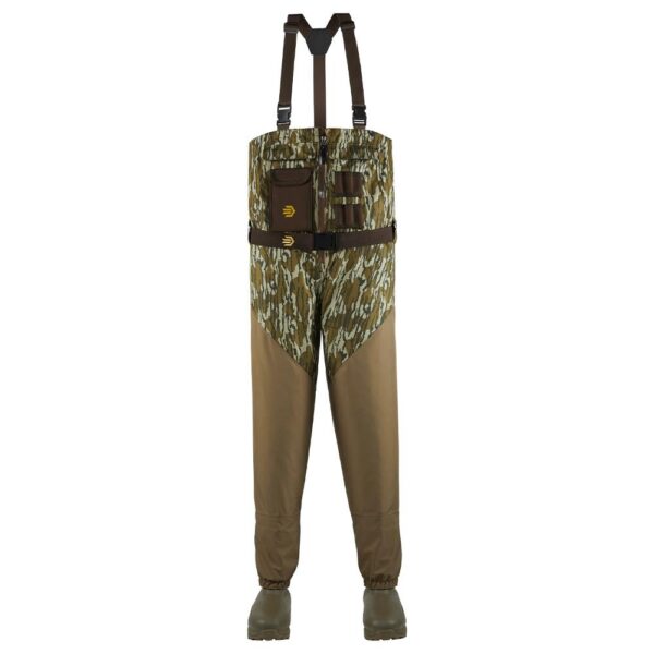 LaCrosse Alpha Agility Select Waders Front Zip Mossy Oak Bottomland 8 - Precision Shot Firearms