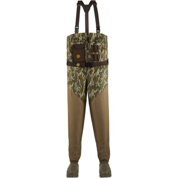 LaCrosse Alpha Agility Select Waders Front Zip Mossy Oak Bottomland 12 - Precision Shot Firearms