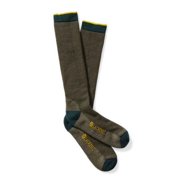 LaCrosse Men's Merino Midweight Sock Over the Calf OD Green XL - Precision Shot Firearms