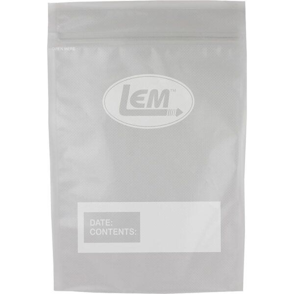 LEM Products MaxVac Zipper Top Vacuum Bags Quart Size 8"x12" - 44/ct - Precision Shot Firearms