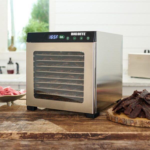 LEM BigBite 10-Tray Stainless Steel Dehydrator - Precision Shot Firearms