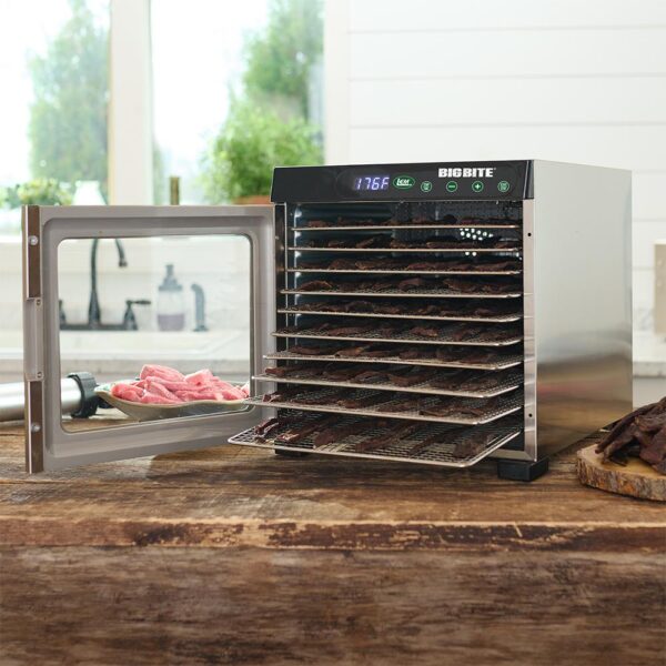 LEM BigBite 10-Tray Stainless Steel Dehydrator - Precision Shot Firearms