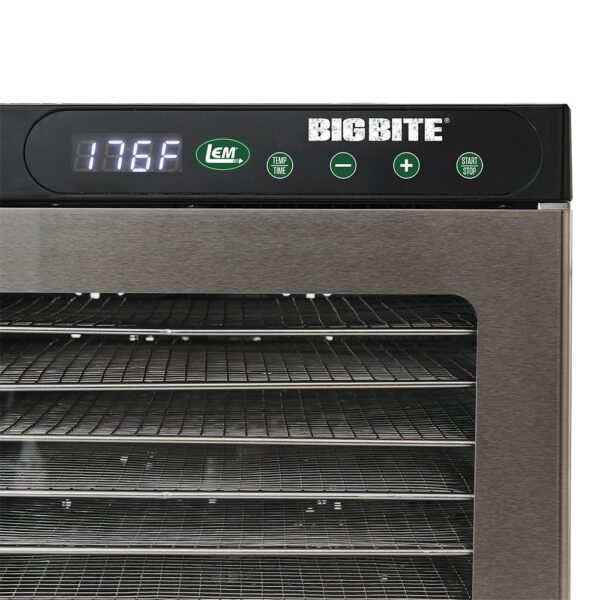 LEM BigBite 10-Tray Stainless Steel Dehydrator - Precision Shot Firearms