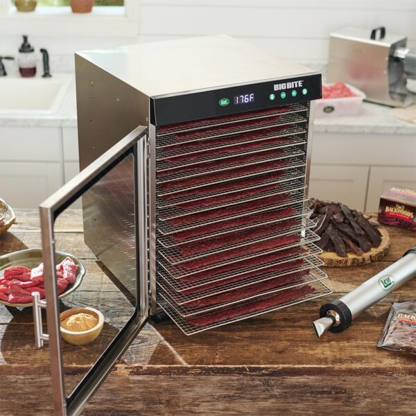 LEM BigBite 16-Tray Stainless Steel Dehydrator - Precision Shot Firearms