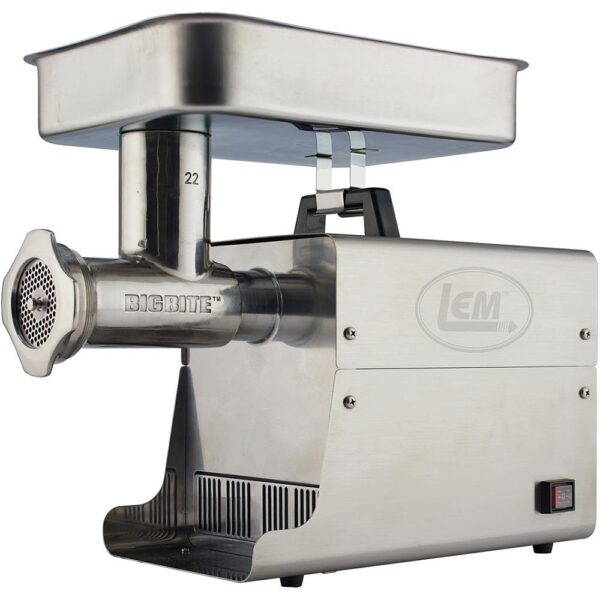 LEM Products #22 Big Bite Stainless Steel Electric Grinder - Precision Shot Firearms