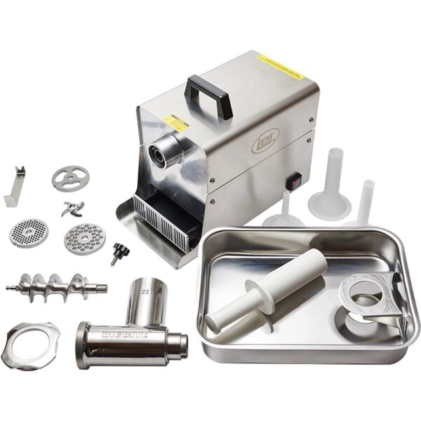 LEM Products #22 Big Bite Stainless Steel Electric Grinder - Precision Shot Firearms