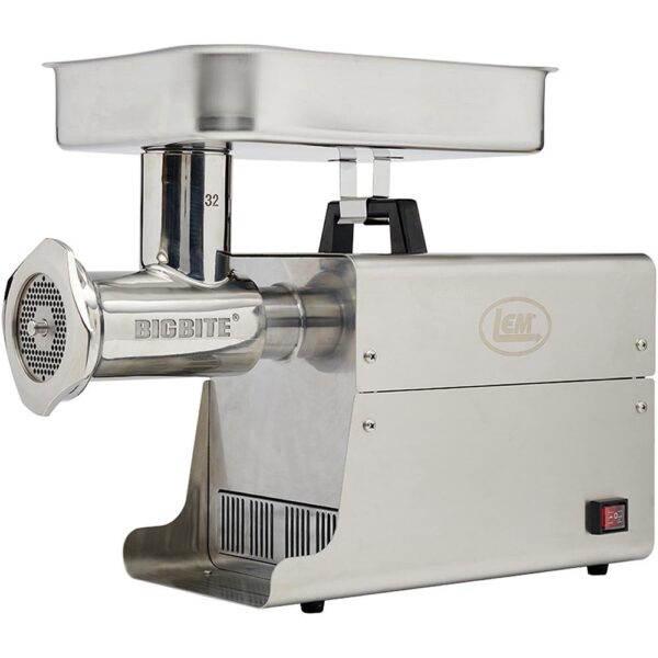 LEM Products #32 Big Bite Stainless Steel Electric Grinder - Precision Shot Firearms