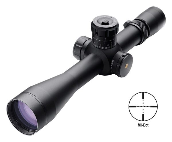 BLEMISHED Leupold Mark 4 ER/T Rifle Scope - 6.5-20x50mm M5 Dial Type Front Focal Mil-Dot Reticle Matte - Precision Shot Firearms