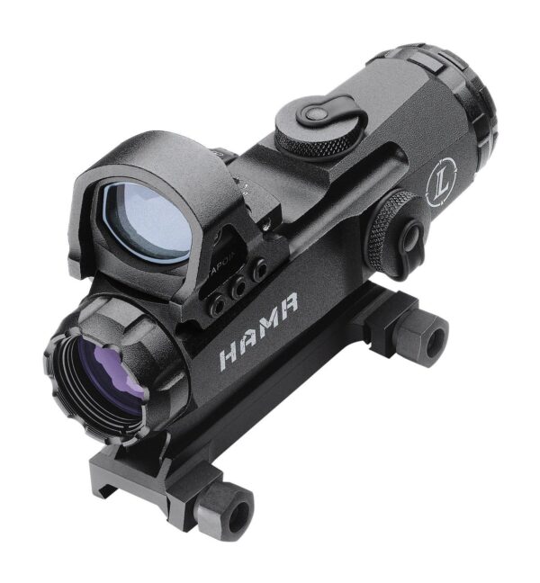 BLEMISHED Leupold Mark 4 HAMR Rifle Scope with DeltaPoint (Incl. Flat Top Mount) - 4x24mm CM-R2/7.5" MOA Matte - Precision Shot Firearms