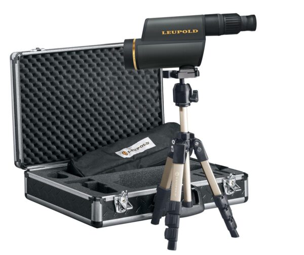 BLEMISHED Leupold GR 12-40x60mm HD Spotting Scope Kit Shadow Gray - Precision Shot Firearms