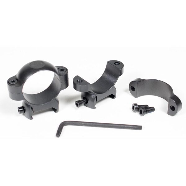 Leupold 2-Piece LRW Cross-Slot Steel Scope Rings 1" High Matte - Precision Shot Firearms