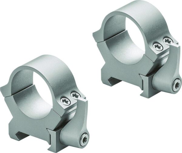 Leupold 2-Piece Precision-Fit QRW2 Weaver-Style Rings 1" High - Silver - Precision Shot Firearms