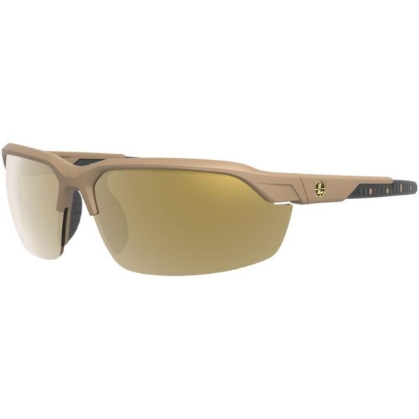 Leupold Tracer Shooting Glasses Shadow Tan with 3 Lenses Bronze Mirror/Yellow/Clear - Precision Shot Firearms