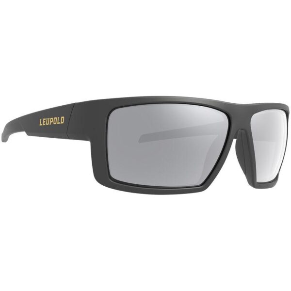 Leupold Switchback Shooting Glasses Matte Black with Shadow Grey Flash - Precision Shot Firearms