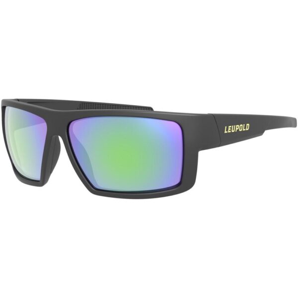Leupold Switchback Shooting Glasses Matte Black with Emerald Mirror - Precision Shot Firearms