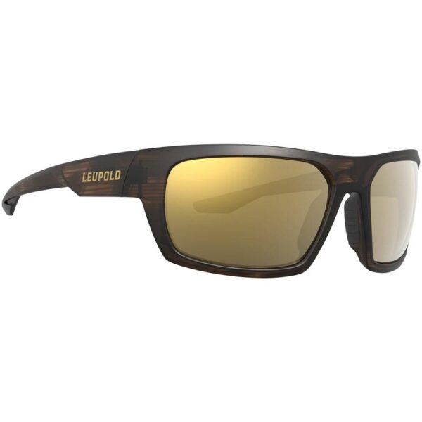 Leupold Packout Shooting Glasses Matte Tortoise with Bronze Mirror - Precision Shot Firearms