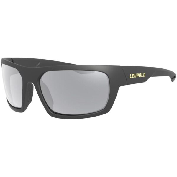 Leupold Packout Shooting Glasses Matte Black with Shadow Grey Flash - Precision Shot Firearms