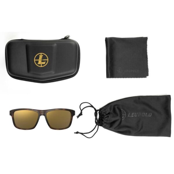 Leupold Katmai Shooting Sunglasses Matte Tortoise with Bronze Mirror - Precision Shot Firearms