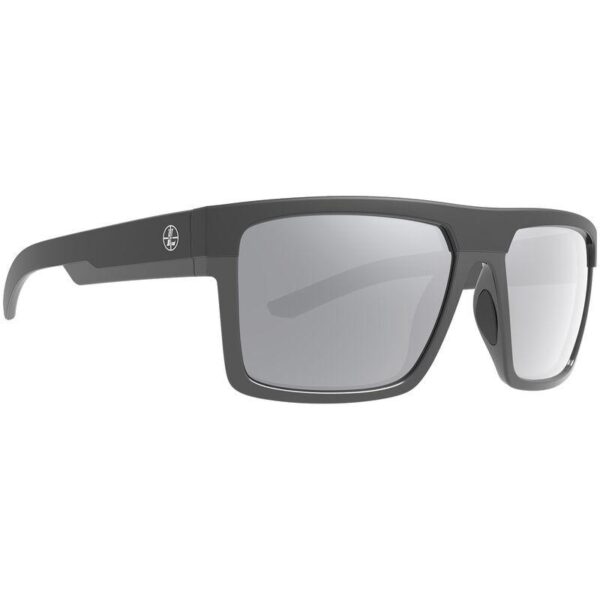 Leupold Becnara Sunglasses Matte/Gloss Black with Shadow Grey Flash - Precision Shot Firearms