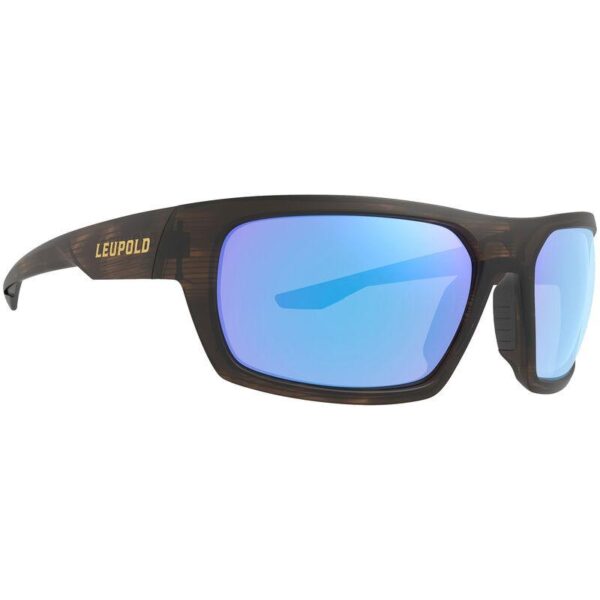 Leupold Packout Shooting Glasses Matte Tortoise with Blue Mirror - Precision Shot Firearms