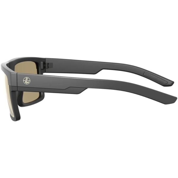 Leupold Becnara Sunglasses Matte/Gloss Black with Orange Mirror - Precision Shot Firearms