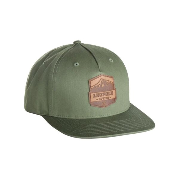Leupold Mountain Leather Patch Hat Army Olive - Precision Shot Firearms