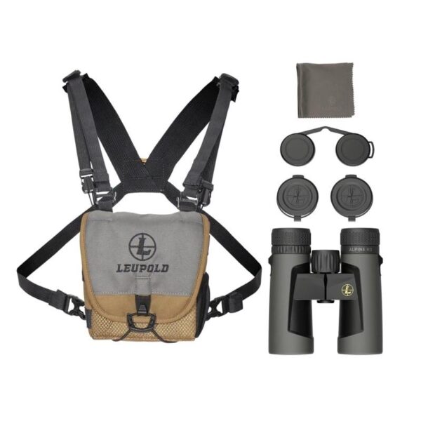 Leupold BX-2 Alpine HD 8x42mm Binocular Roof Shadow Gray with Harness - Precision Shot Firearms