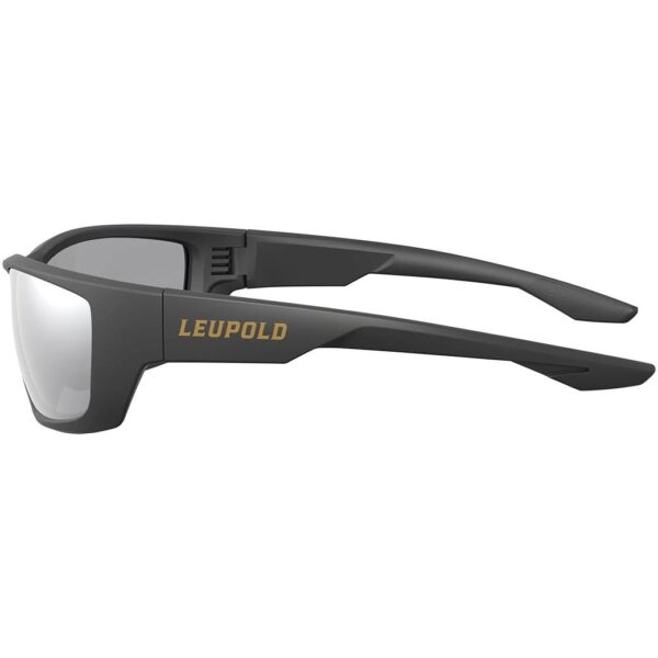 Leupold Cheyenne Sunglasses Matte Black with Shadow Gray Flash Lens - Precision Shot Firearms