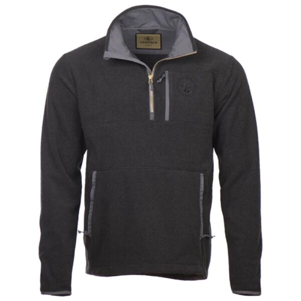 Leupold Make Ready 1/4 Zip Fleece Jacket Iron Gray 2XL - Precision Shot Firearms