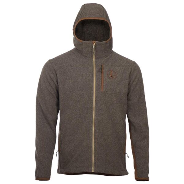 Make Ready Full Zip Hooded Fleece Ash Green L - Precision Shot Firearms