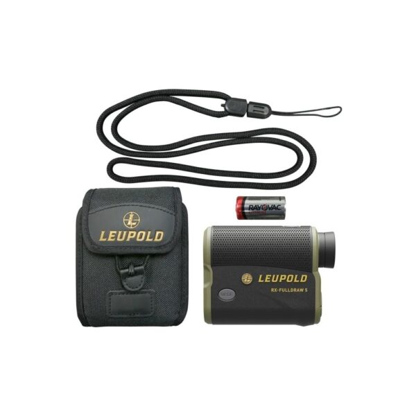 Leupold RX-FullDraw 5 Rangefinder with DNA Black/Green OLED - Precision Shot Firearms