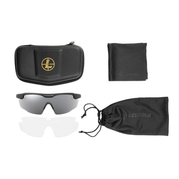 Leupold Sentinel Sunglasses Matte Black Shadow Grey Flash - Precision Shot Firearms