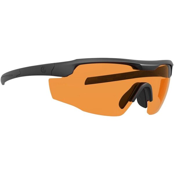 Leupold Sentinel Sunglasses Matte Black Orange Lens Laser Safe - Precision Shot Firearms