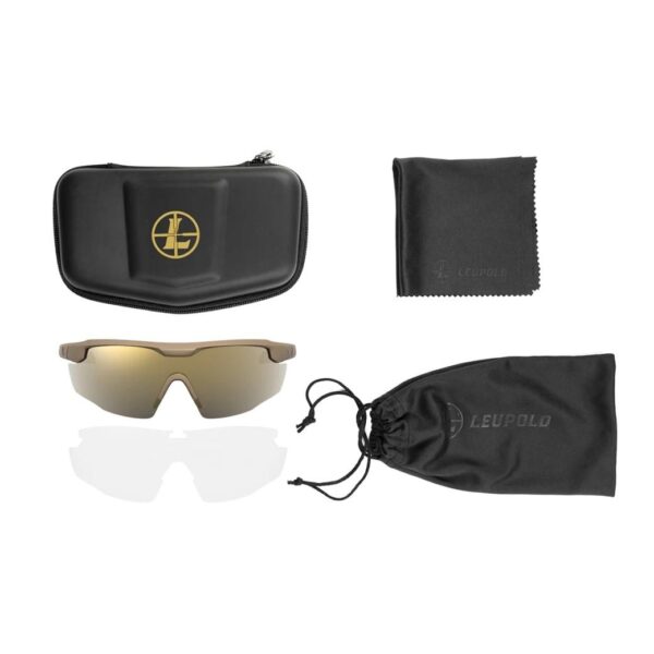Leupold Sentinel Sunglasses Matte Tan Bronze Mirror - Precision Shot Firearms