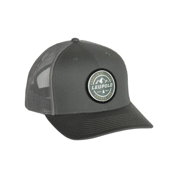 Leupold Cascade Trucker Hat Grey - Precision Shot Firearms