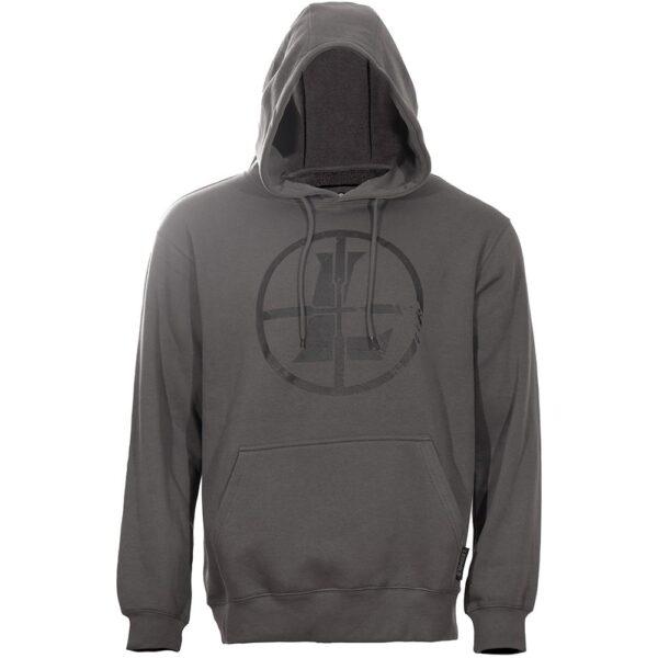 Leupold Distressed Reticle Hoodie Gunmetal 3XL - Precision Shot Firearms